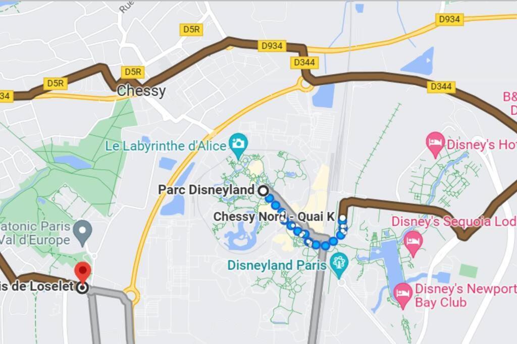 C210 Appartement Disneyland Paris Studio Montévrain Eksteriør bilde